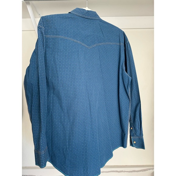 Rough Stock Panhandle Slim Pearl Snap Long-Sleeve Button-Down Men's Rodeo Shirt - Picture 6 of 8